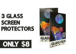 $8 Glass Screen protectors